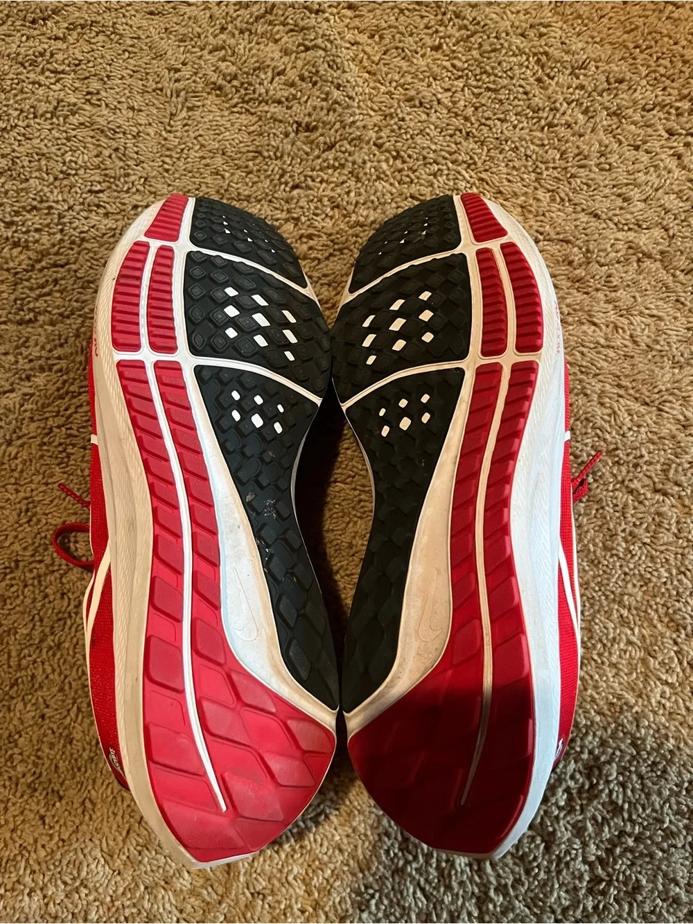 Nike Air Zoom Pegasus Ohio State Buckeyes Red Running Shoes Men’s 11.5